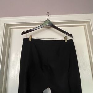 Theory Black Italian Stretch Wool Trouser 12 Originally $235